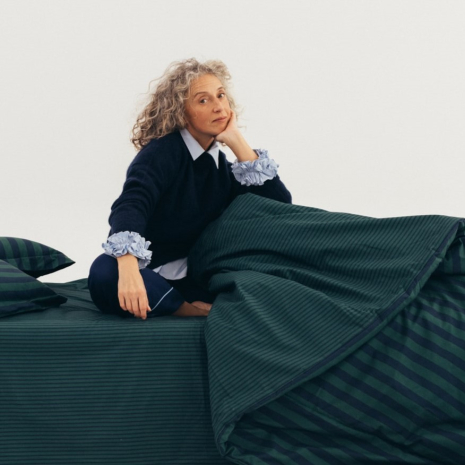 Kołdra Bawełniana STRIPES GREEN-1437152102065