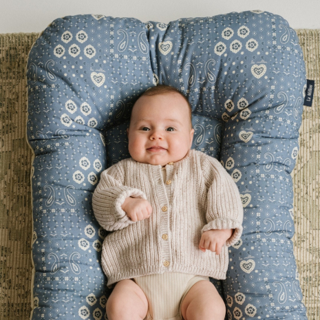 Kokon Bawełna Velvet BANDANA DENIM-1512812527440