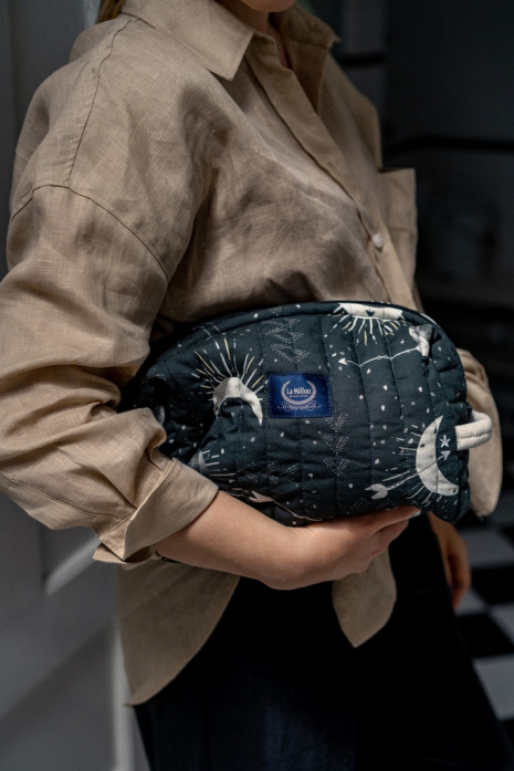 Kosmetyczka Pikowana DARK LUNA-890995228415 Kosmetyczka Pikowana DARK LUNA-890995228415