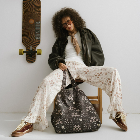 Torba Shopper Bag L BANDANA MOCCA-1510967336697