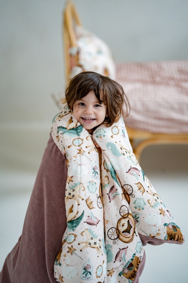 Ciepły Koc Bawełna Cotto PRINCESS-501489189871