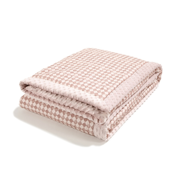Ciepły Koc Minky PRINCESS CHESSBOARD-414762