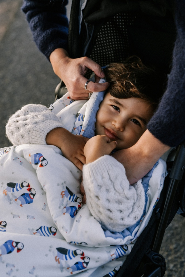 Ciepły Koc Minky PUFFIN