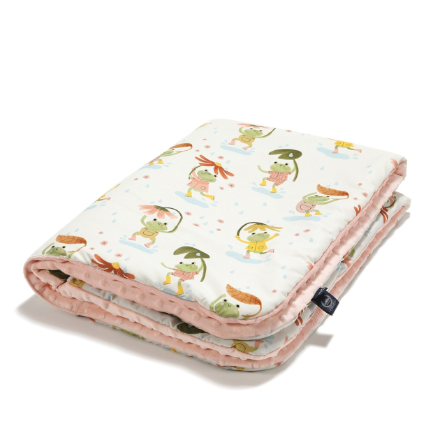 Minky Warm Blanket FROGS