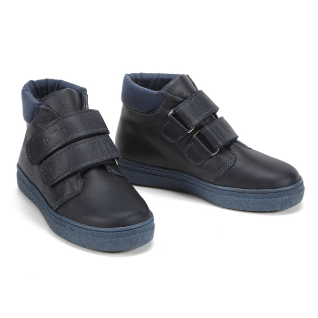 Trzewiki skórzane NAVY-361345