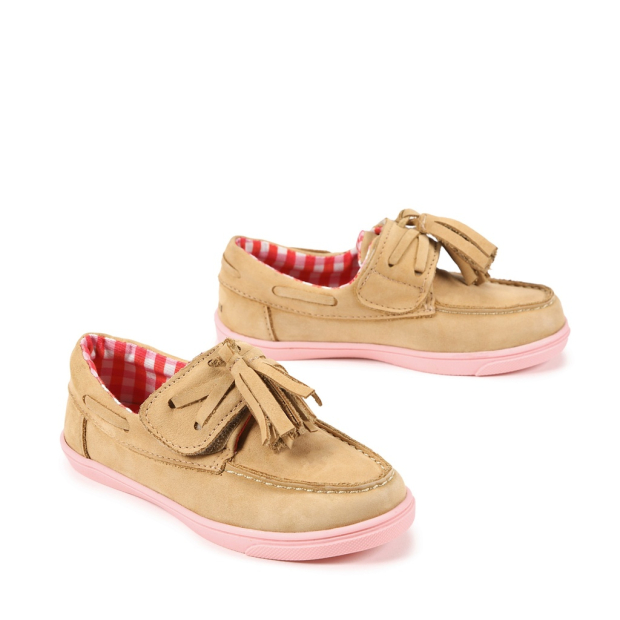 Mokasyny Skórzane BY LARA GESSLER MARBELLA VICHY-370199