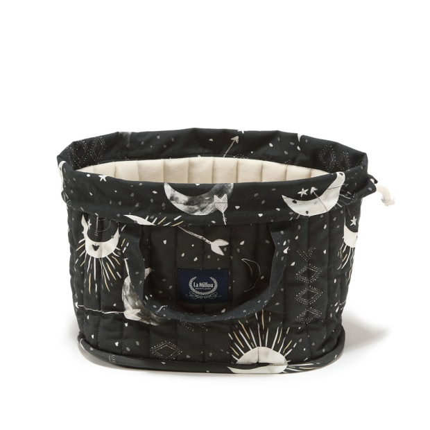 Organizer na pieluchy pikowany DARK LUNA-379065