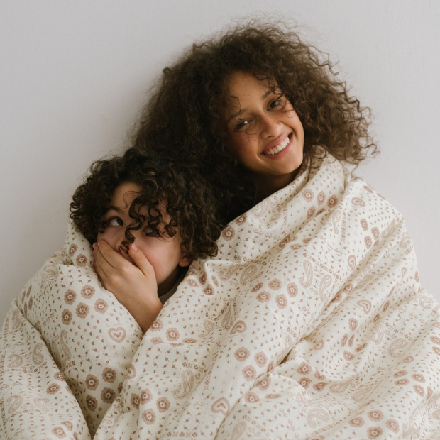 Kołdra Bawełniana BANDANA CREAM-1512898366598