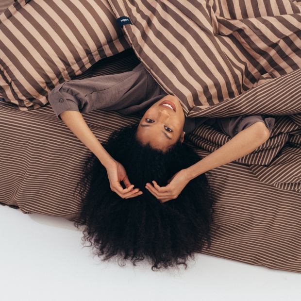 Kołdra Bawełniana STRIPES BROWN-1437138399846