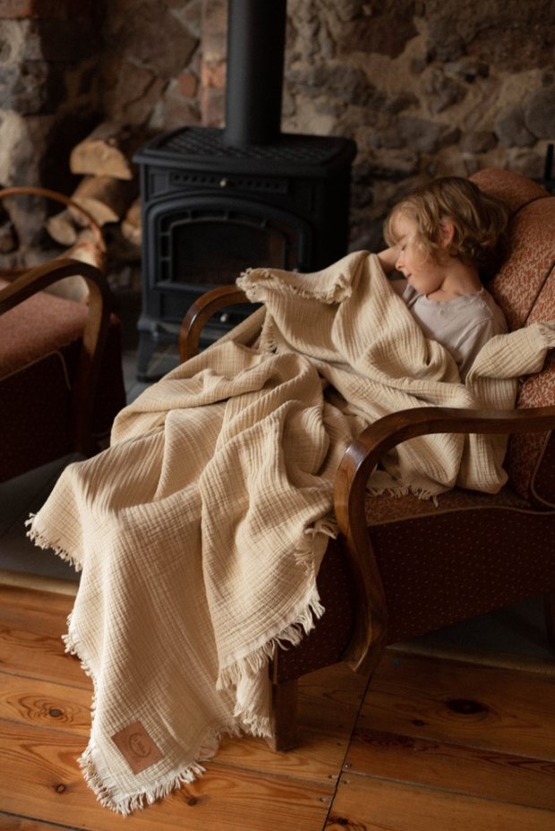 Koc muślinowy 4 warstwowy SAND-1051131243972