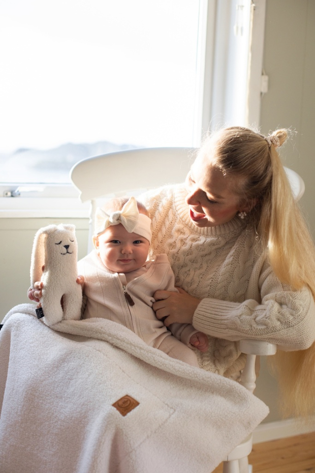 Maskotka Królik Teddy Bear CREAM-1058751186696