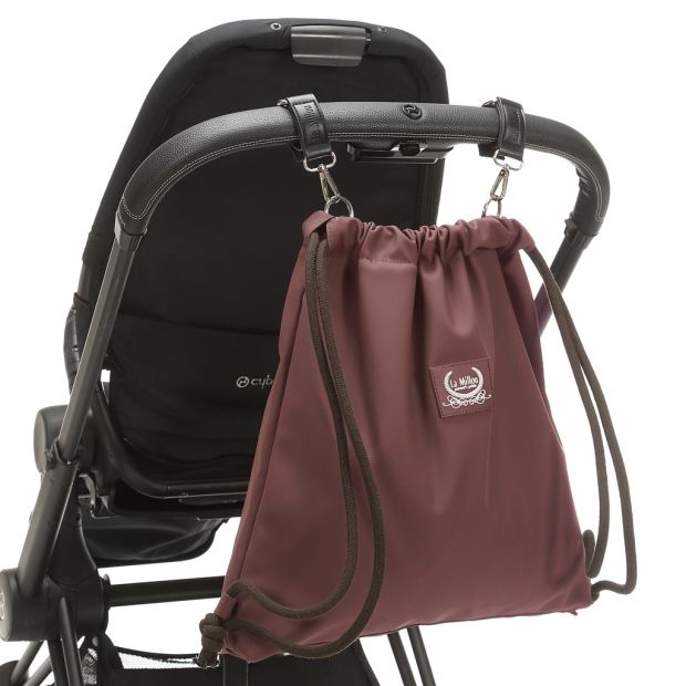 Plecak worek gumowy BURGUNDY-1216004216692