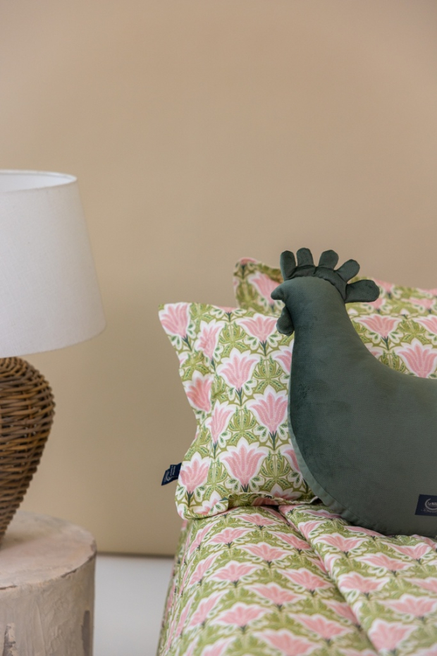 Poduszka Kura Babci Dany Velvet KHAKI-366362171615