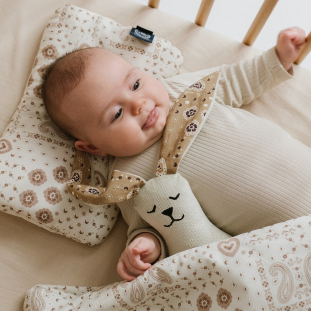 Poduszka do spania Bamboo BANDANA CREAM-1512866364846