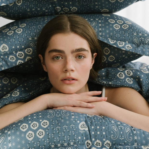 Poduszka do spania Bamboo BANDANA DENIM-1512754419240