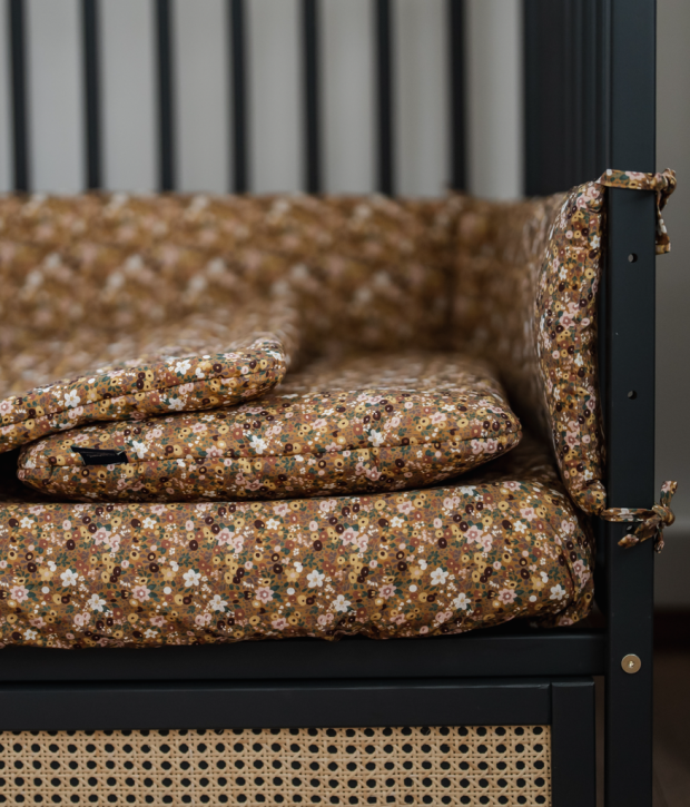 Prześcieradło z Gumką Bawełna FLOWER STYLES-7356521433222