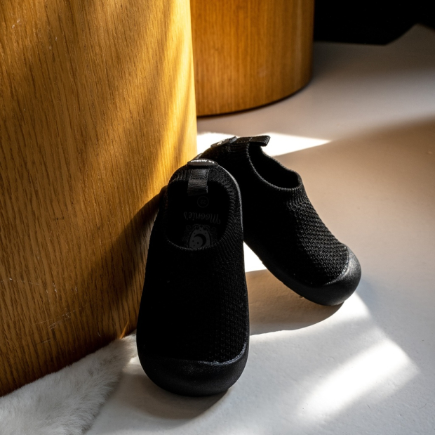 Trampki dzianinowe baby BLACK-511351