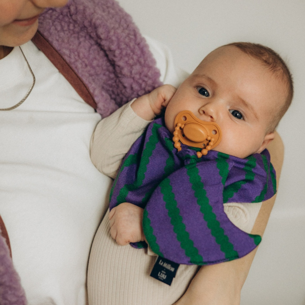 Zawieszka na smoczek Fat Moon Bambus LUU KIDS X LA MILLOU-1503335333795