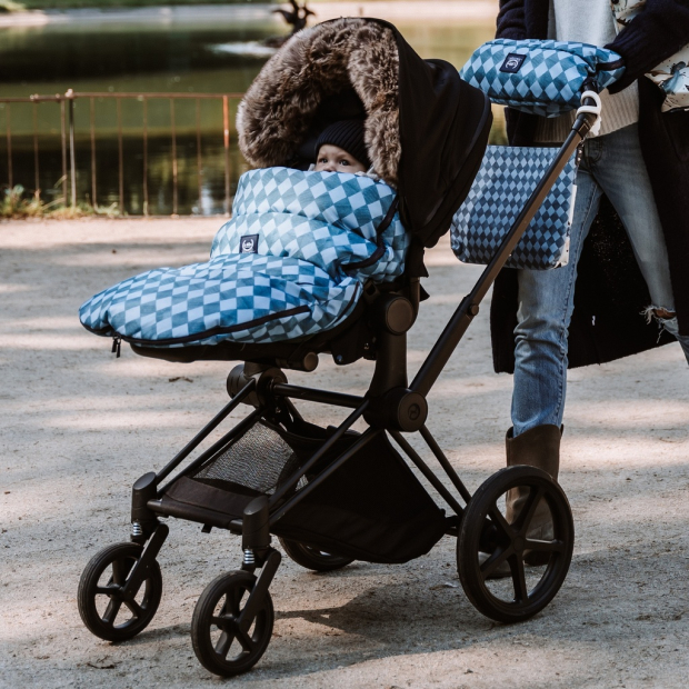 Śpiworek do Wózka Uni PRINCE CHESSBOARD-1198792449545