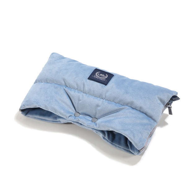 Stroller Muff Velvet WIND BLUE