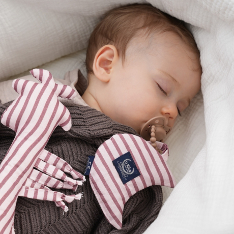 Gryzak Fat Moon Bawełna STRIPES PINK-1561876339094