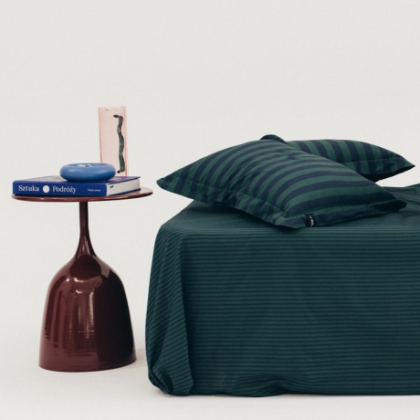 Poduszka do spania Bawełna STRIPES GREEN-143726175225