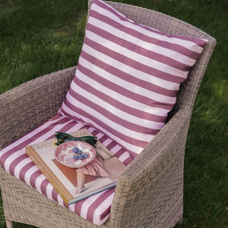 Poduszka ogrodowa na siedzisko STRIPES PINK-1564042483951