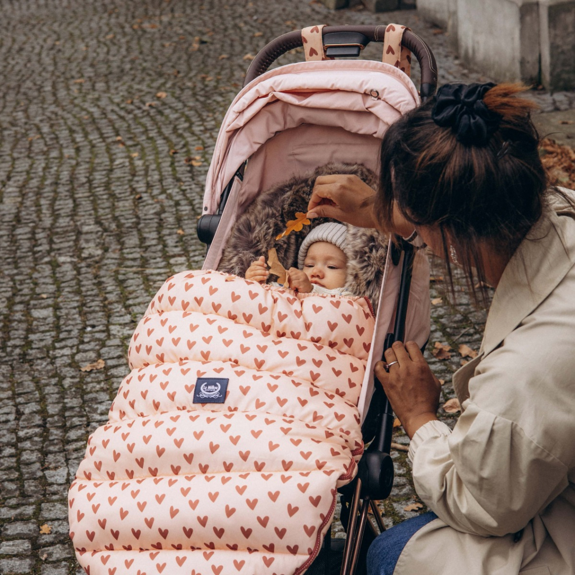 Footmuff Uni Multi HEARTBEAT PINK