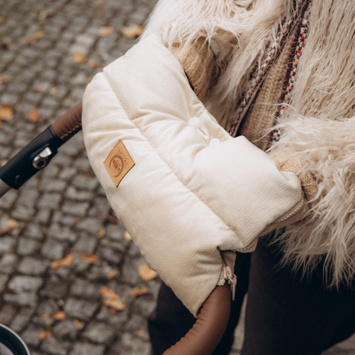 Stroller Muff Velvet SAND