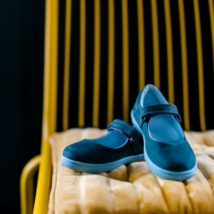 Leather Ballerina AVOCADO