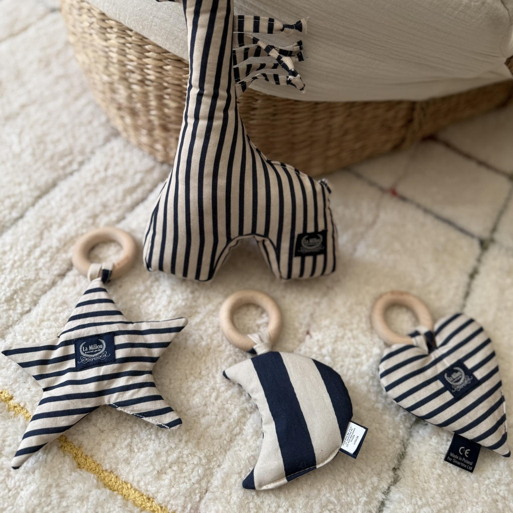 Gryzak Star Bawełna STRIPES NAVY