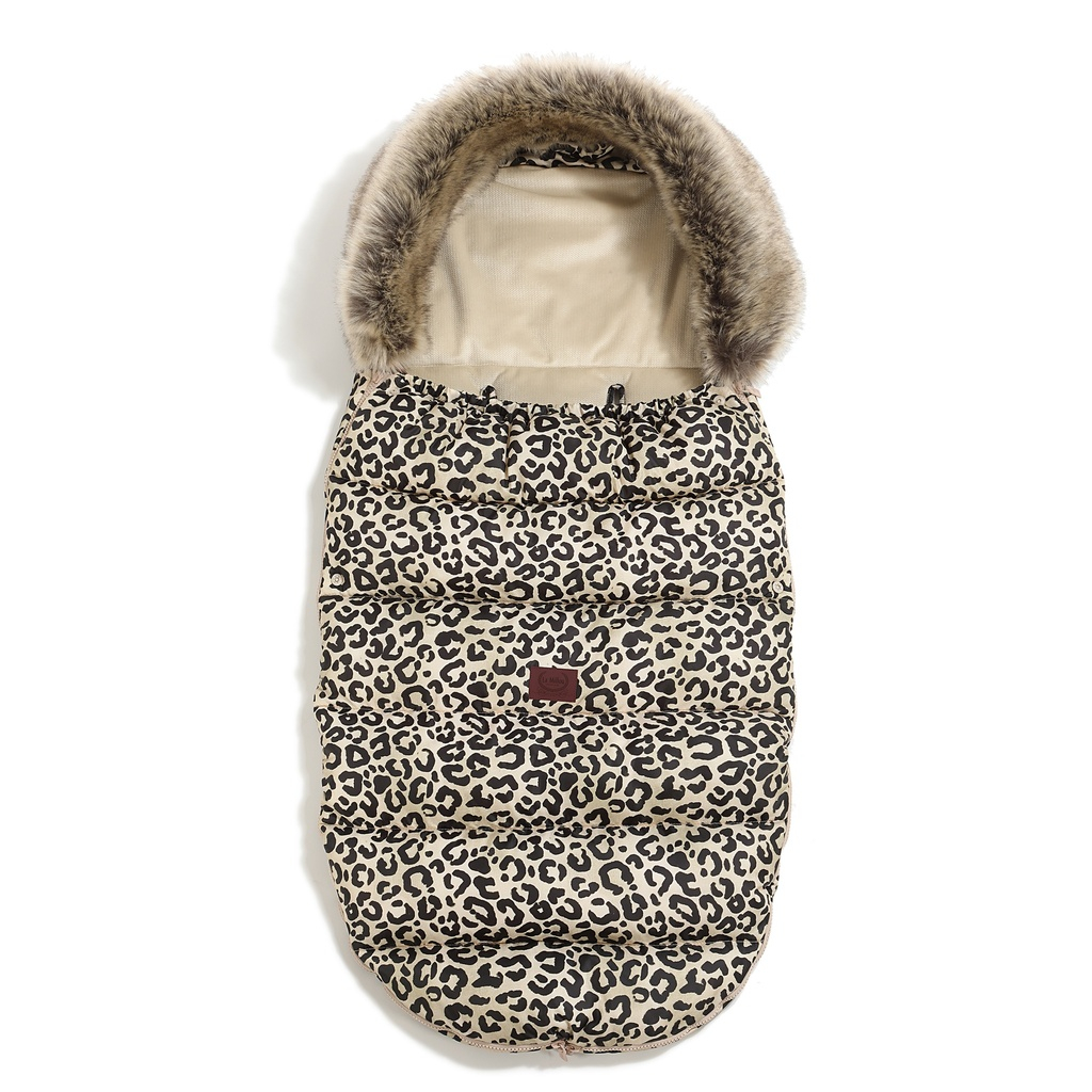 Footmuff Uni Multi LEOPARD CREAM by Magdalena Lamparska