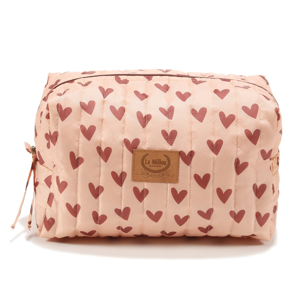 Toiletry bag Nylon HEARTBEAT PINK