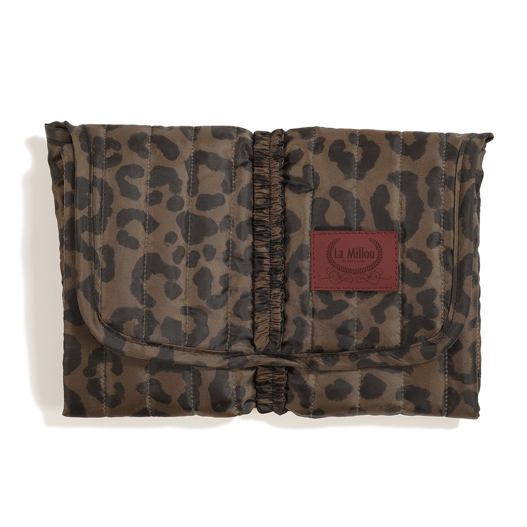 Changing Mat Nylon LEOPARD CHOCO by Magdalena Lamparska