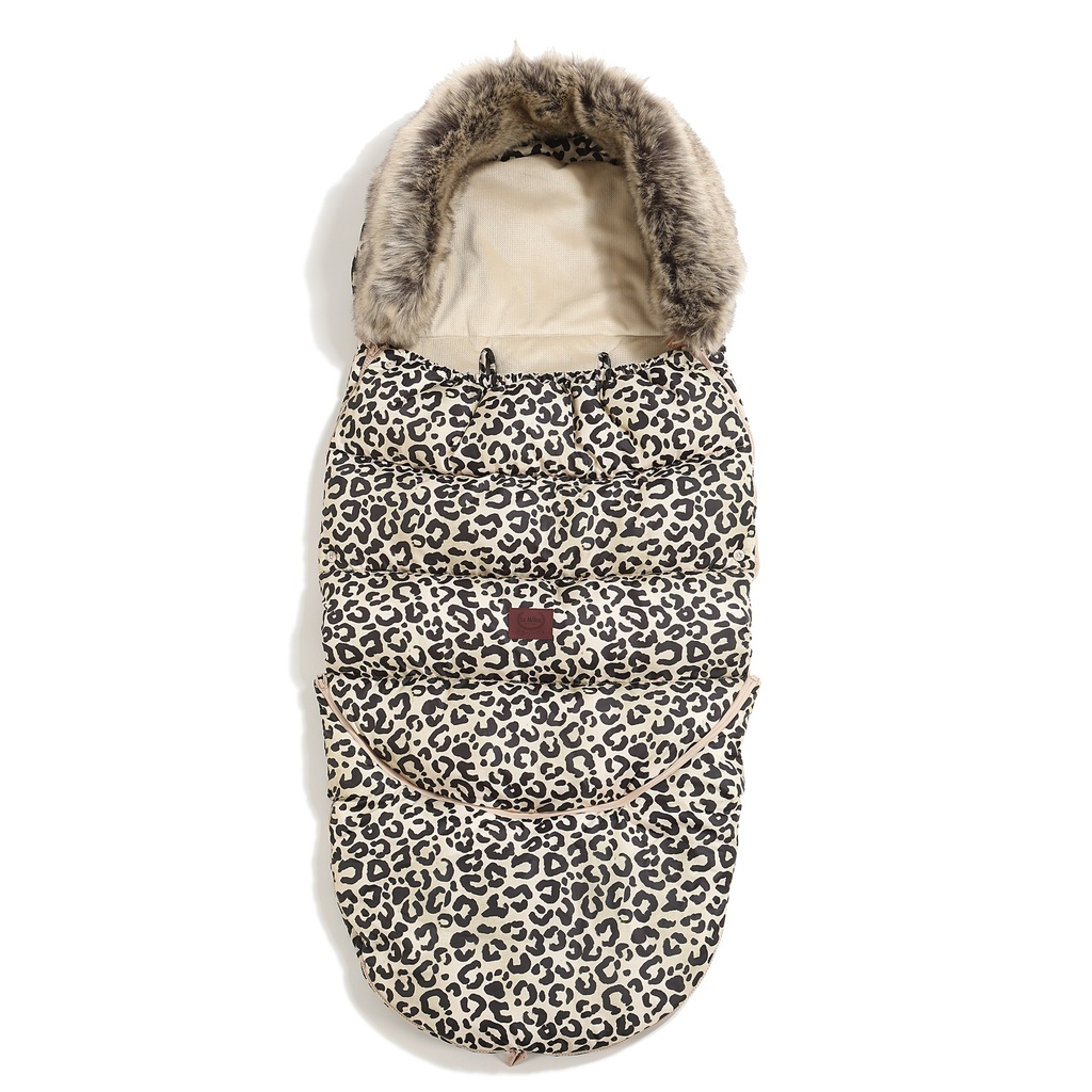 Footmuff Combo Multi LEOPARD CREAM by Magdalena Lamparska