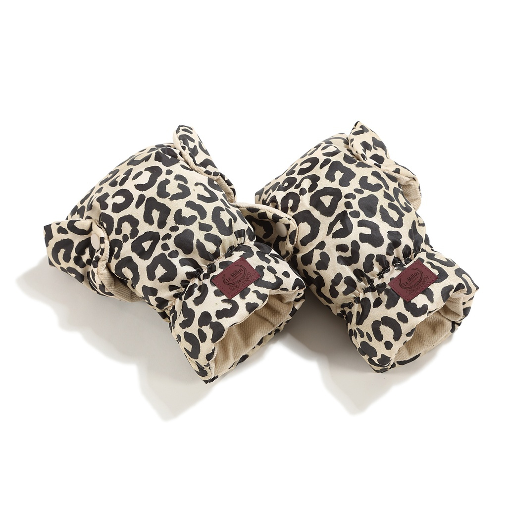 Stroller Gloves LEOPARD CREAM by Magdalena Lamparska