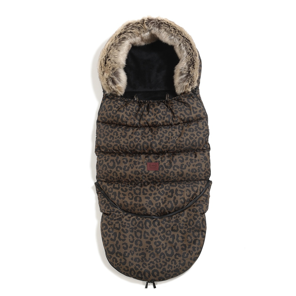 Footmuff Combo Multi LEOPARD CHOCO by Magdalena Lamparska