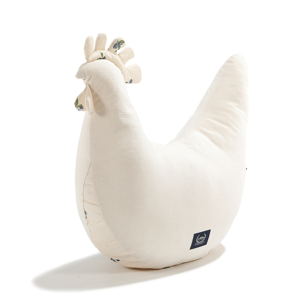 Grandma Dana's Hen Pillow Velvet Cotton COUNTRY BERRY