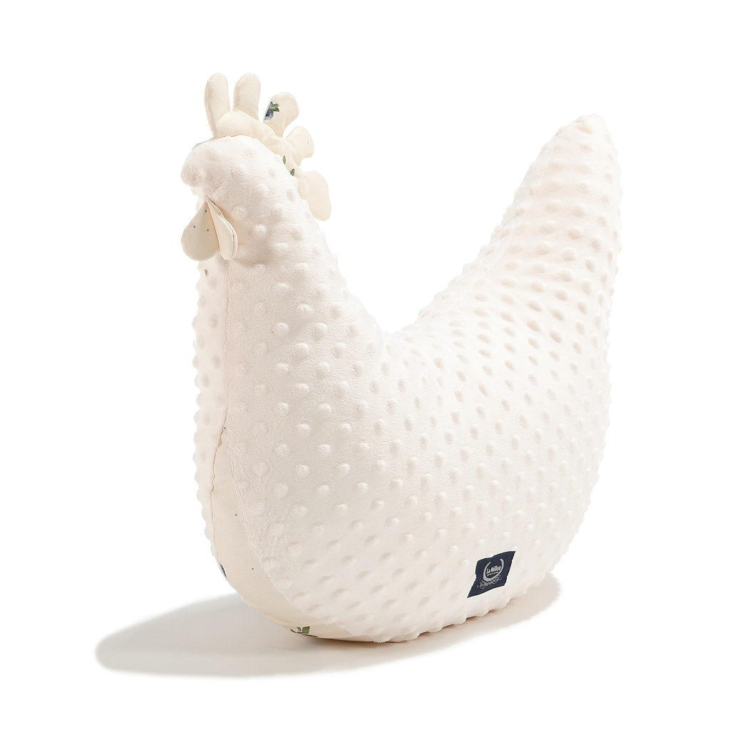 Grandma Dana's Hen Pillow Minky COUNTRY BERRY