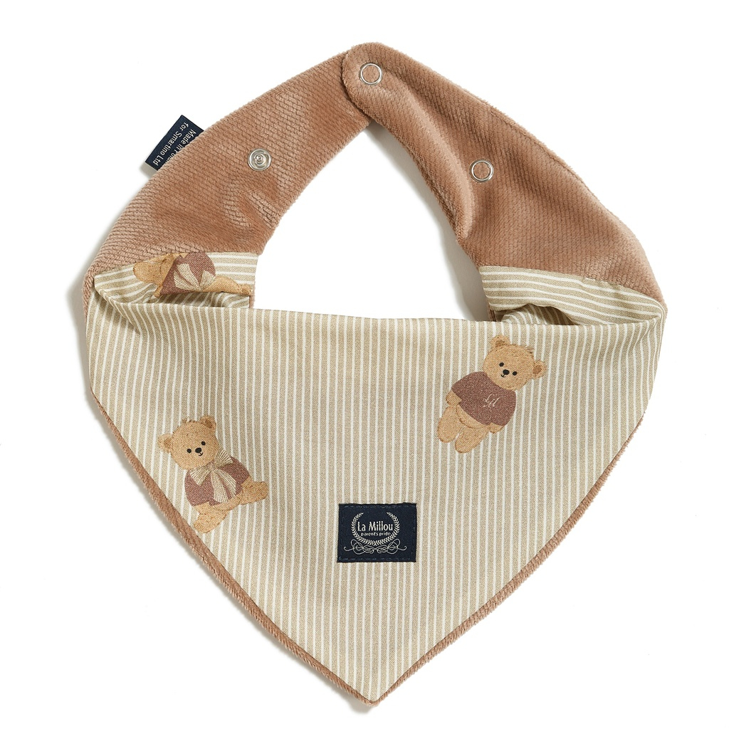 Minky Neckerchief Velvet BABY BEAR