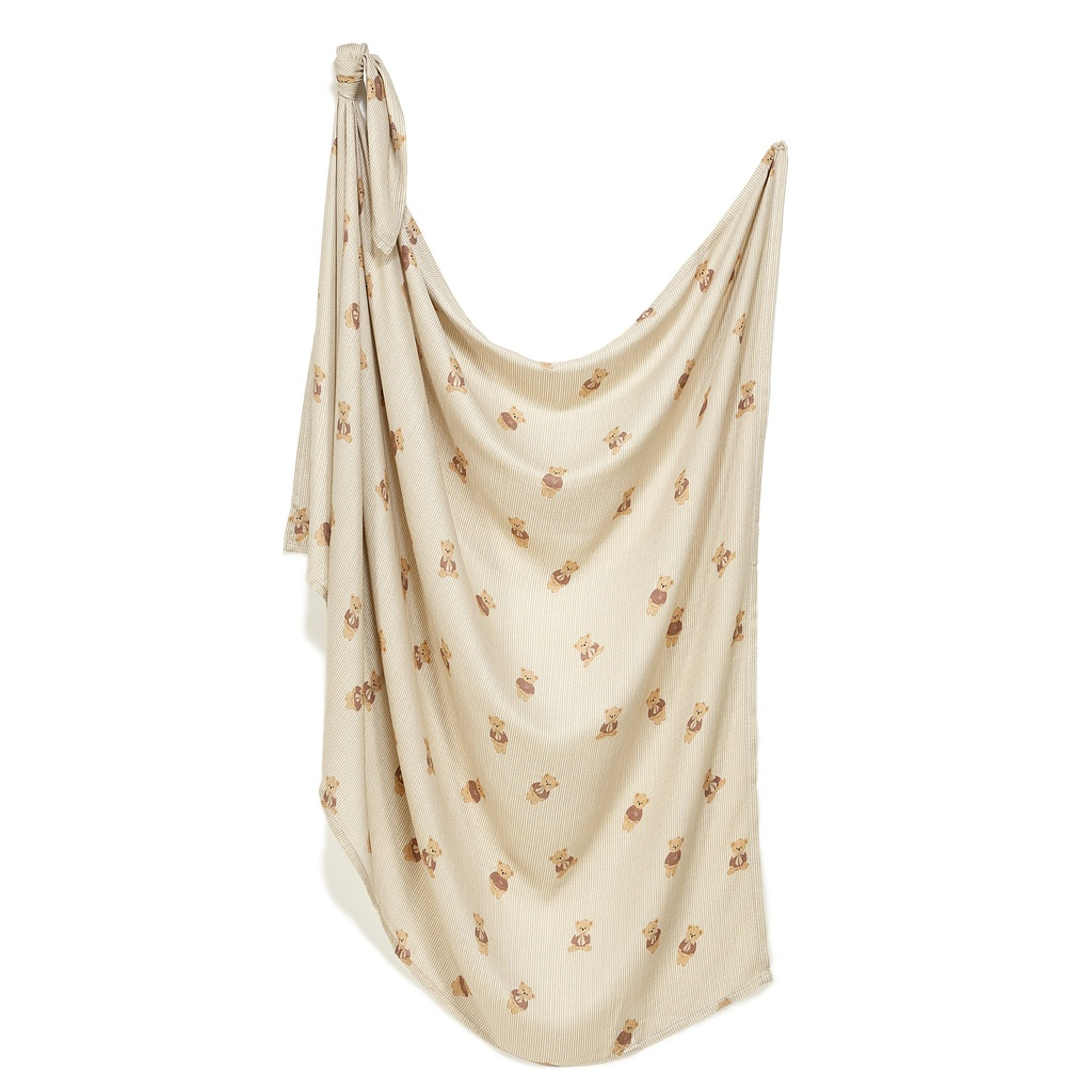 Bamboo Swaddle Muslin BABY BEAR