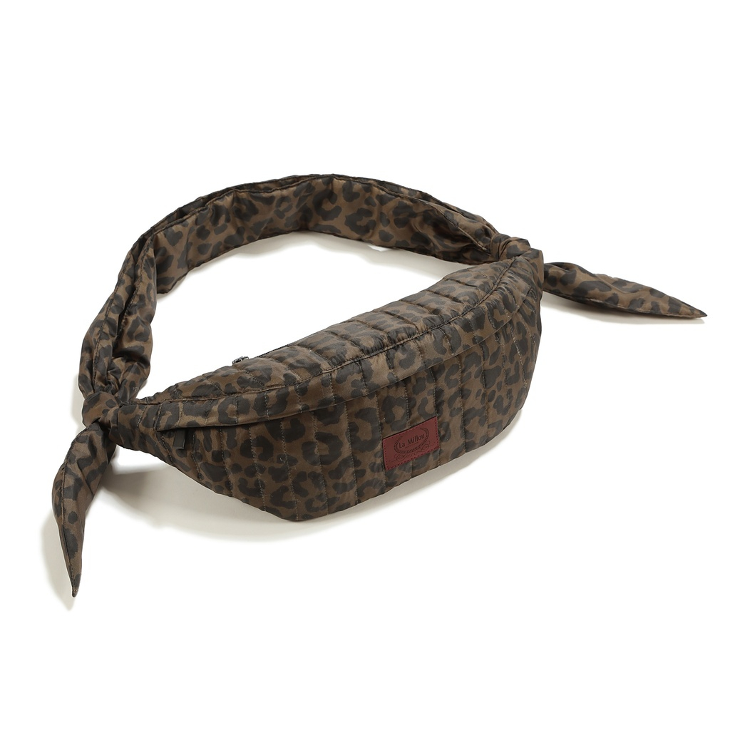 Sac banane Nylon LEOPARD CHOCO par Magdalena Lamparska