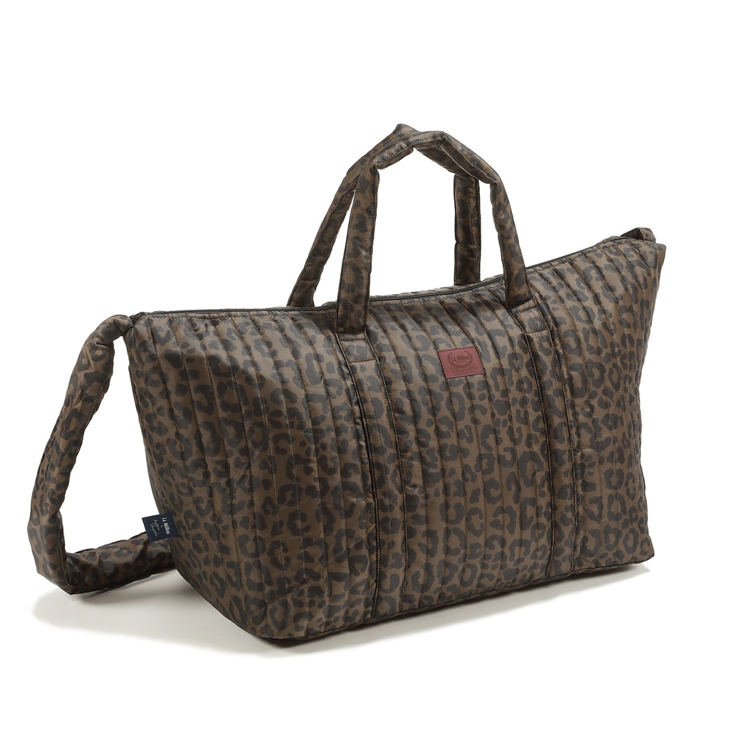 Wochenendtasche Nylon LEOPARD CHOCO by Magdalena Lamparska