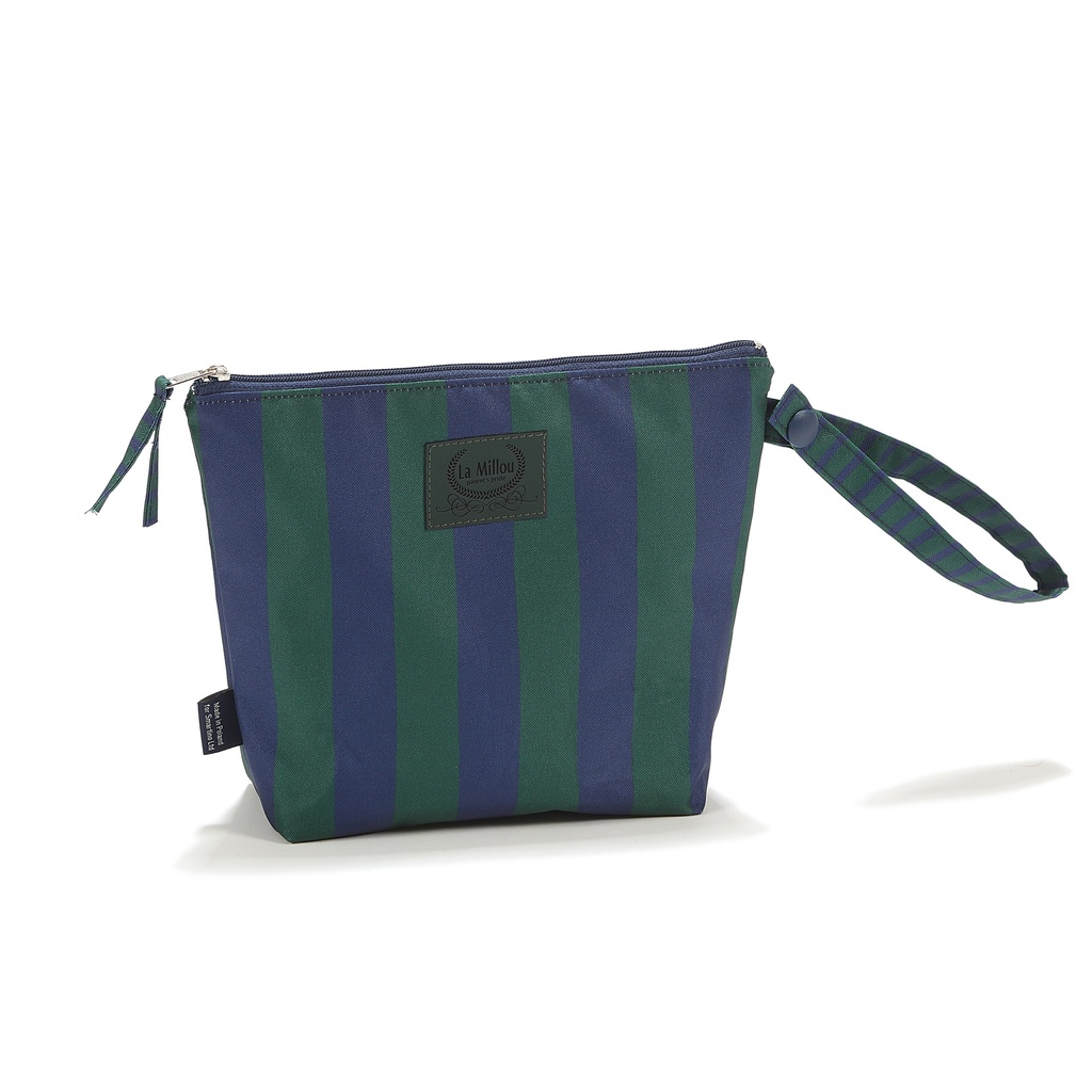 Kosmetyczka wodoodporna STRIPES GREEN