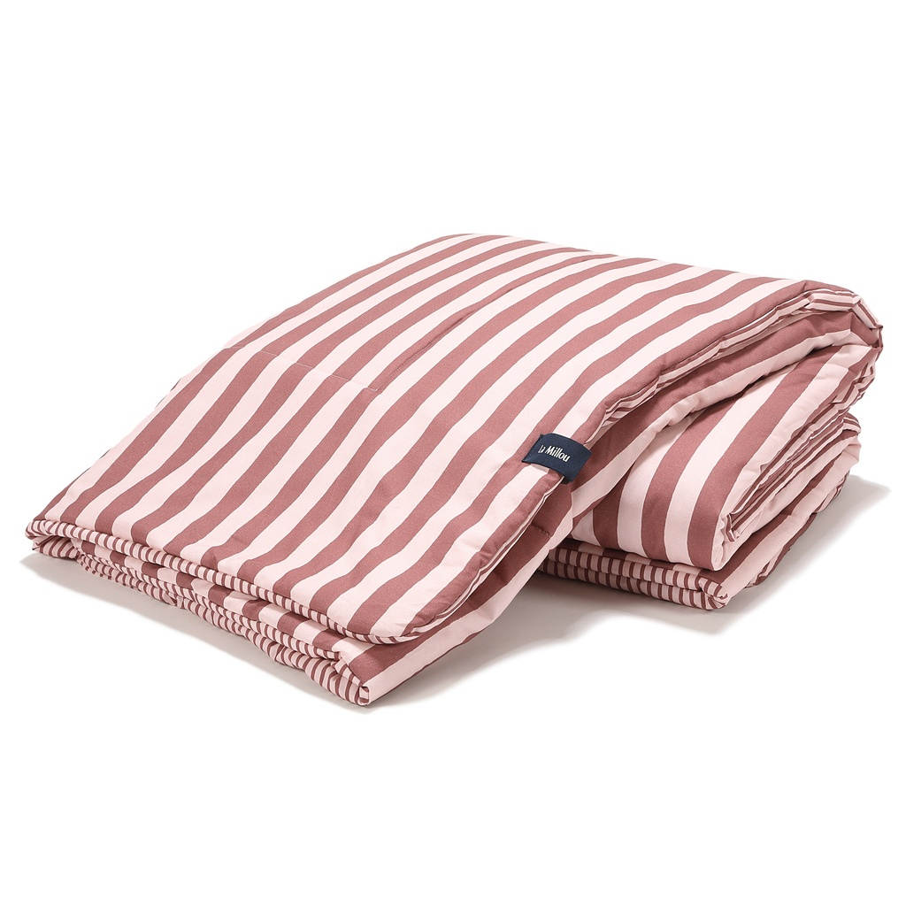 Cotton Duvet STRIPES PINK