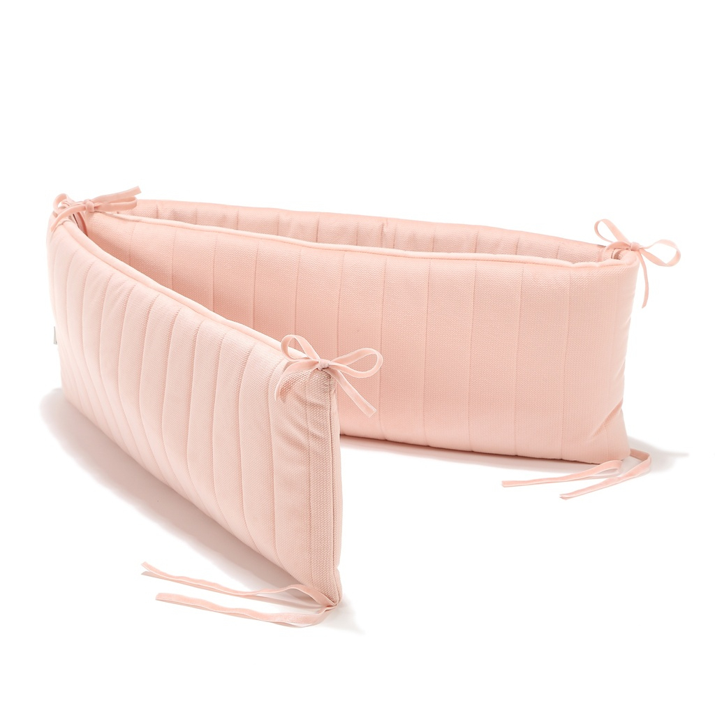 Bed Bumper Velvet POWDER PINK