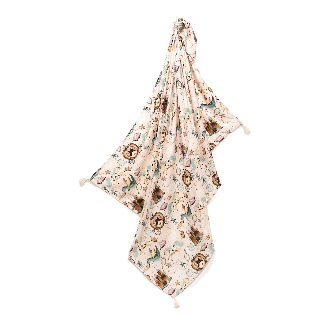 Bamboo Swaddle L PRINCESS with defect