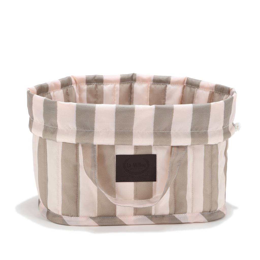 Diaper Organizer Nylon STRIPES BEIGE