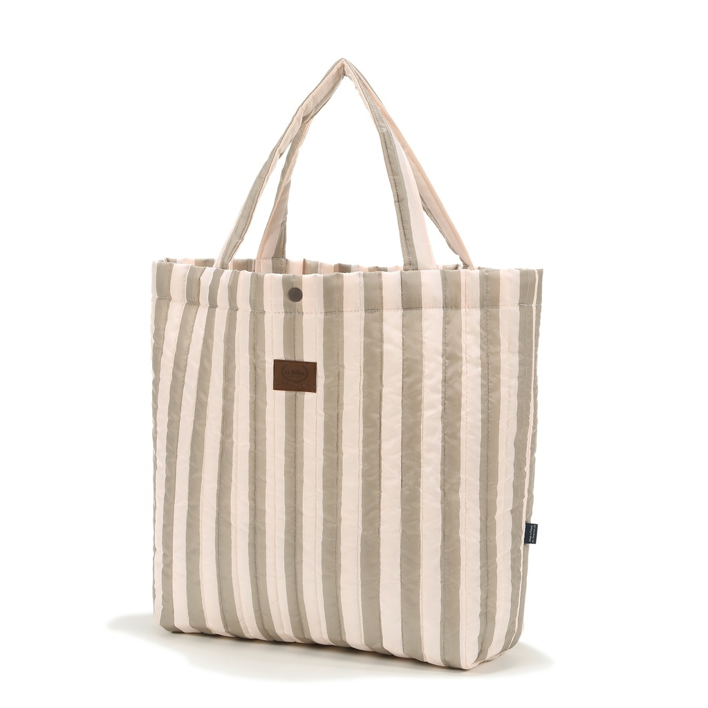 Torba Shopper Bag Ortalion STRIPES BEIGE