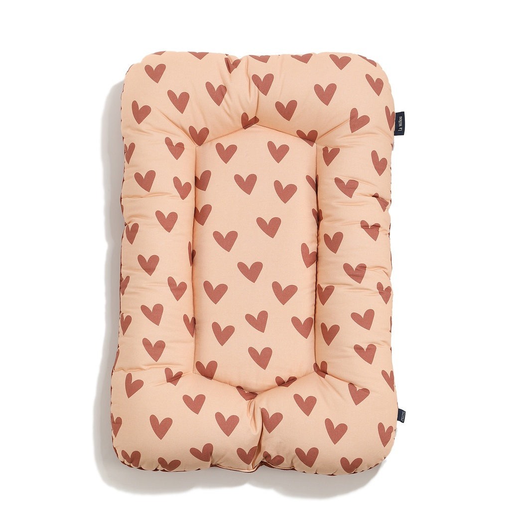 Baby Nest Cotton Velvet HEARTBEAT PINK